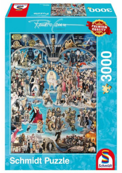 Puzzle 3000 Renato Casaro Hollywood XXL