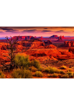 Puzzle 1500 USA, Czerwona dolina