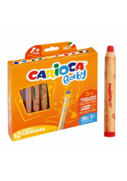 Kredki 3w1 Baby Jumbo 10 kolorów CARIOCA