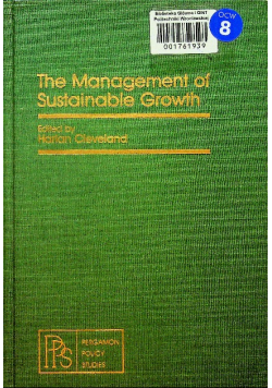 The management of sustainable growth