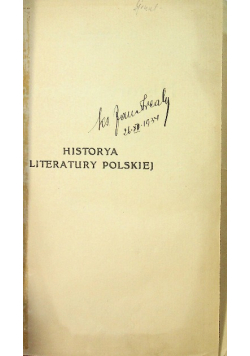 Historya Poezyi polskiej XVI - XVIII wieku to III