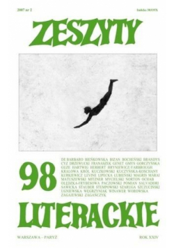 Zeszyty literackie 98 2/2007
