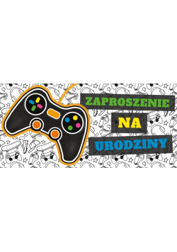 Zaproszenie Urodziny - Pad (5szt)