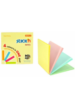 Notes samoprz. Magic Pad Pastel mix 4 kolory