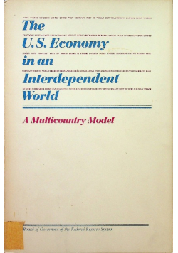 The U S Economy in an Interdependent World