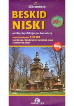 Beskid Niski mapa turystyczna 1:50 000