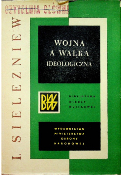 Wojna a walka ideologiczna