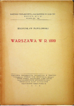 Warszawa w r 1809 1948 r.
