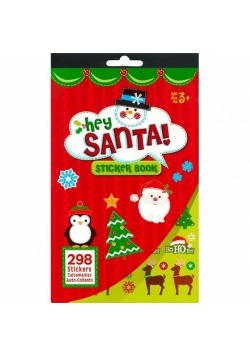 Naklejki papierowe Hey Santa! 298szt