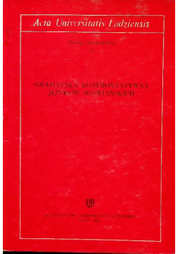 Gramatyka konfrontatywna języków słowiańskich