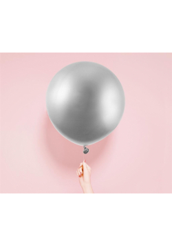 Balon Beauty&Charm platynowy srebrny 61cm