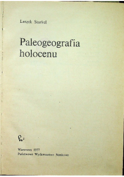 Paleogeografia holocenu