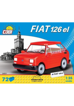Cars Mały Fiat 126P 1994 - 1999 72 klocki