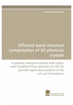 Efficient Band Structure Computation of 3D Photonic Crystals