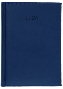 Kalendarz 2024 A4 dzienny Vivella Granat
