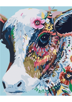 Malowanie po numerach - Krowa 40x50cm