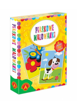 Piaskowe malowanki Pies i Motyl ALEX