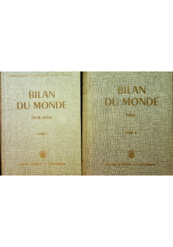 Bilan du monde Tom 1 i 2