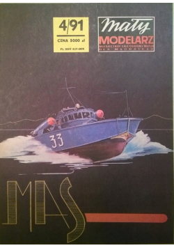 Mały modelarz nr 4 Włoski kuter torpedowy MAS