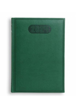 Terminarz 2024 A5 dzienny Print - zielony
