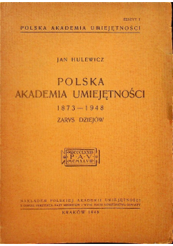 Polska Akademia Umiejętności 1873 - 1948 1948 r.
