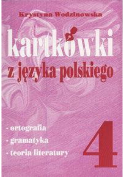 Kartkówki z języka polskiego klasa 4