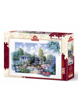 Puzzle 500 Domek letniskowy z pięknym ogrodem