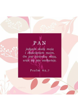 Podstawka korkowa - Pan jedynie skałą