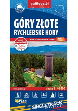 Góry Złote - Góry Rychlebskie 1: 40 000