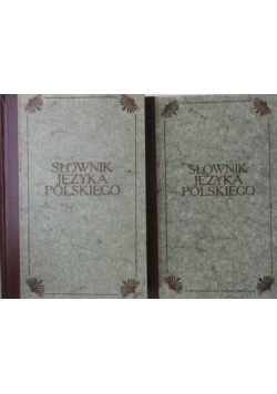 Słownik języka polskiego część 1 i 2 Reprinty z 1861 r.