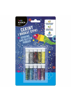Cekiny i brokat sypki 10szt. KIDEA