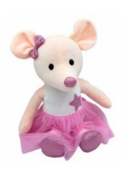 Myszka Lila różowa 33cm