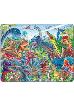Układanka Szczęśliwe dinozaury Maxi