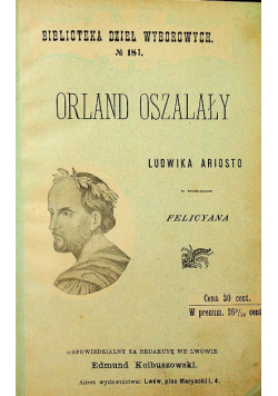 Orland Oszalały 1901 r.