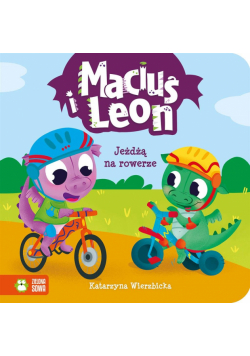 Maciuś i Leon jeżdżą na rowerze