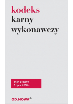 Kodeks karny wykonawczy