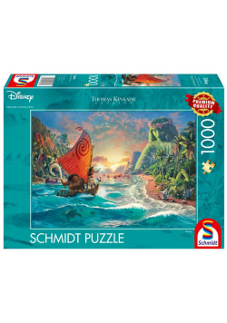 Puzzle 1000 Thomas Kinkade, Vaiana: Skarb oceanu