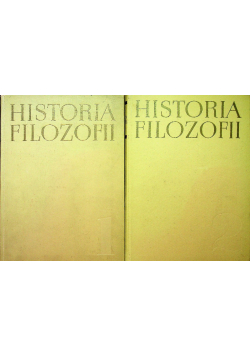 Historia filozofii Tom I i II