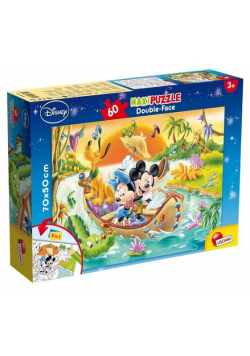 Puzzle dwustronne Maxi 60 Myszka Mickey