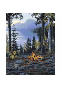Malowanie po numerach - Wycieczka w góry 40x50cm