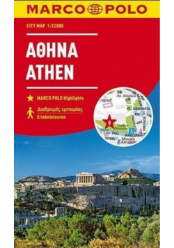 Plan Miasta Marco Polo. Ateny w.2018