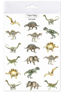 Tatuaże zmywalne Dinozaury