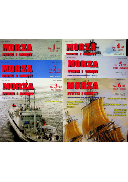 Morza statki i okręty 6 numerów