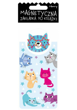 Zakładka magnetyczna - Koty