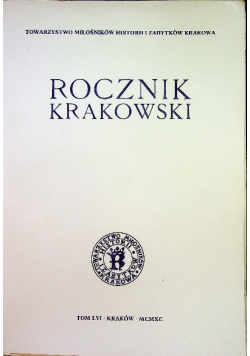 Rocznik Krakowski Tom LVI