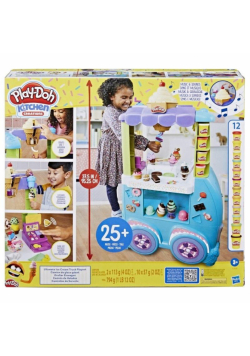 Play Doh Wielka lodziarnia na kółkach