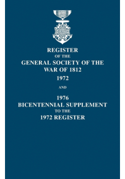 Register of the General Society of the War of 1812