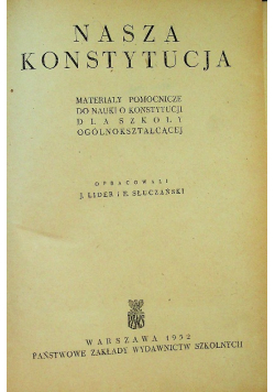 Nasza Konstytucja
