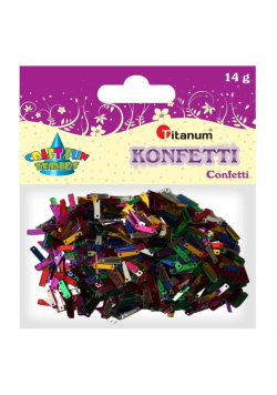 Konfetti paski mix 14g