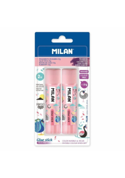 Klej w sztyfcie 21g róż 2 szt. MILAN